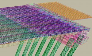 It becomes easier to see by color-coding the parts.