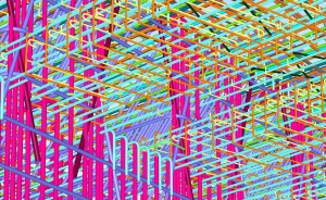 The overlapping of complicated parts is also clear at a glance.