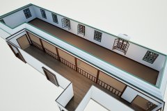 CGパース_旧開智学校2F_鳥瞰_天井非表示