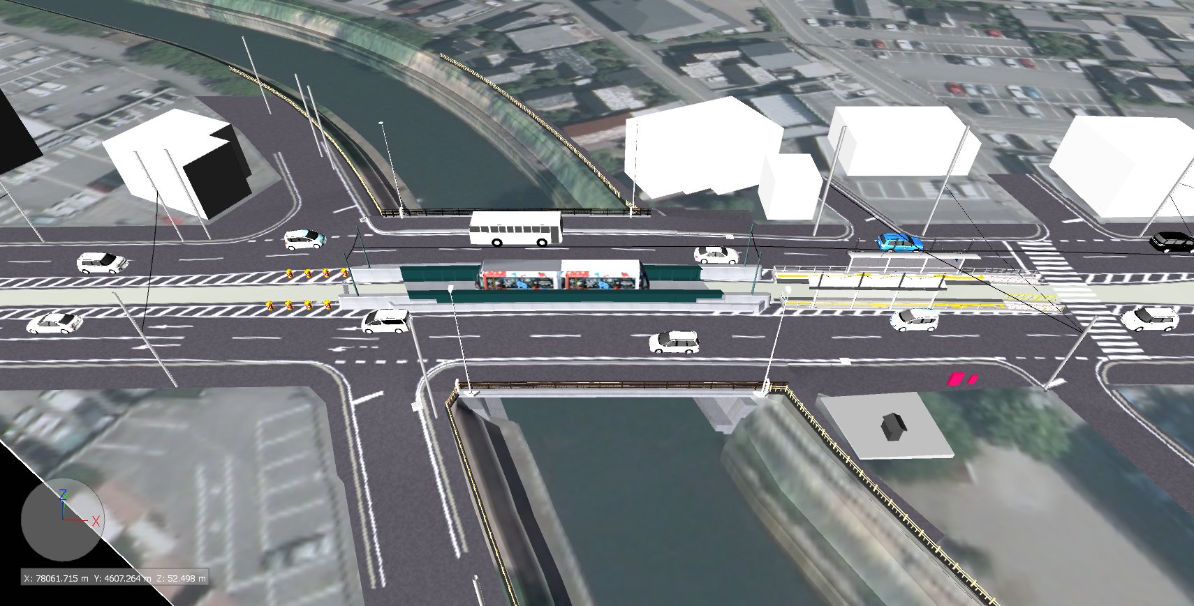 完成予想図（鳥瞰）